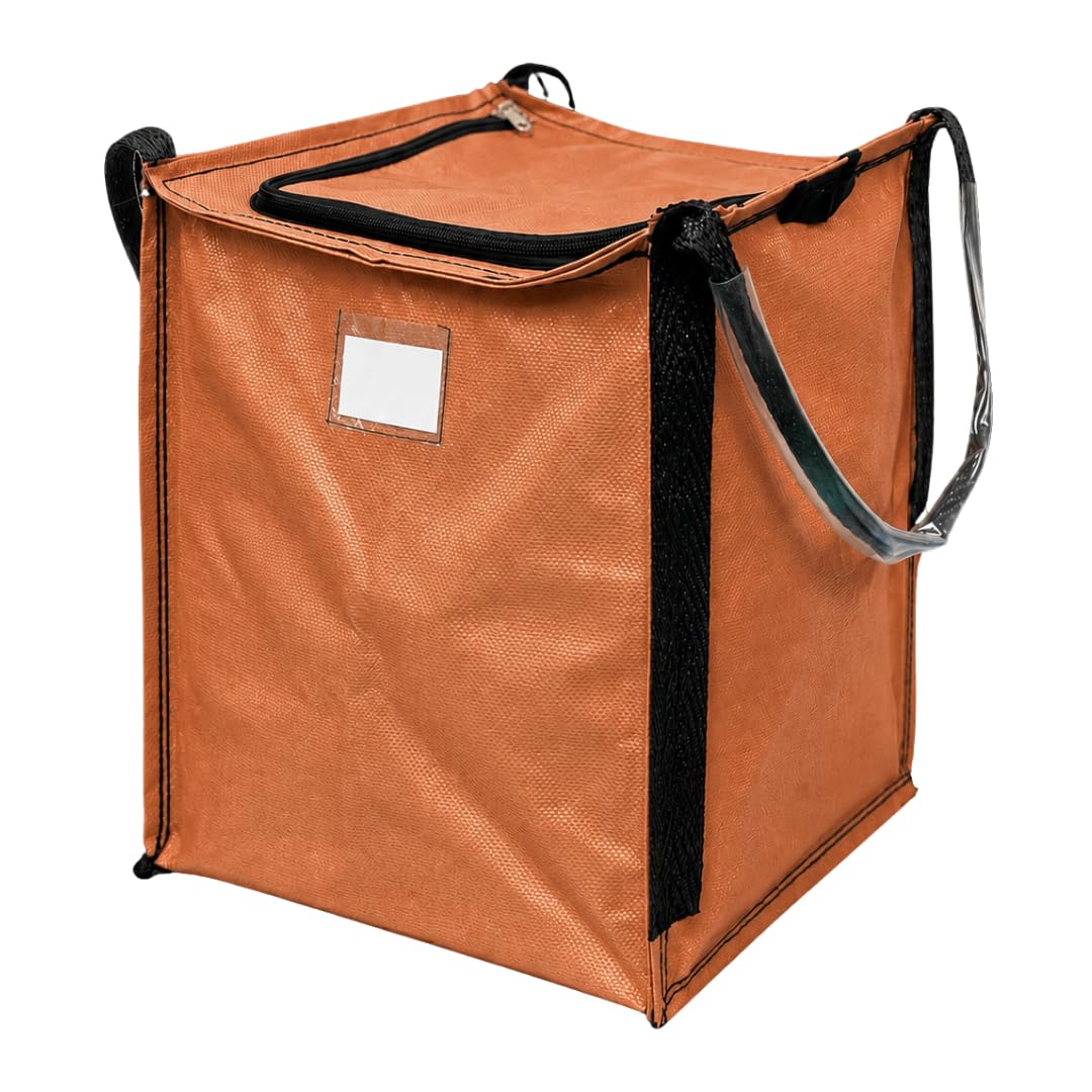 Heavy Duty Storage Bag 22 Gallon Zipper Top Woven Poly