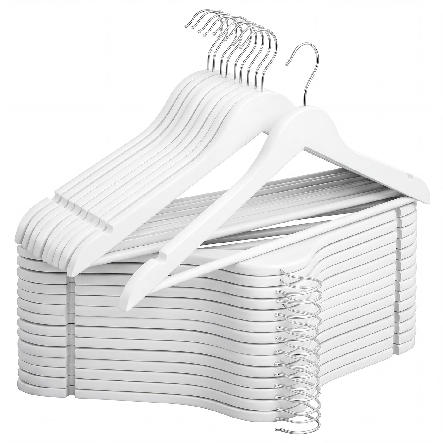 Wooden Coat Clothes Hangers Durable Closet Organizer