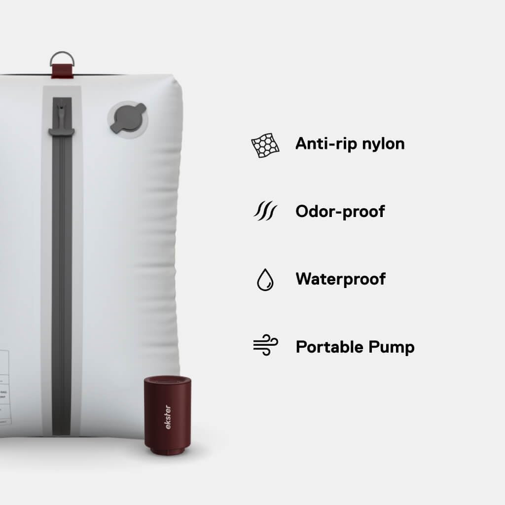 Vacuum Travel Compression Packing Bags with USB-C Pump