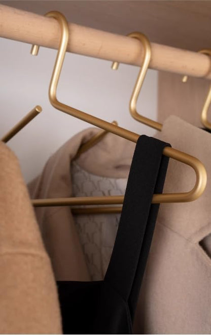 Slim Aluminum Non Slip Space Saving Clothes Hangers