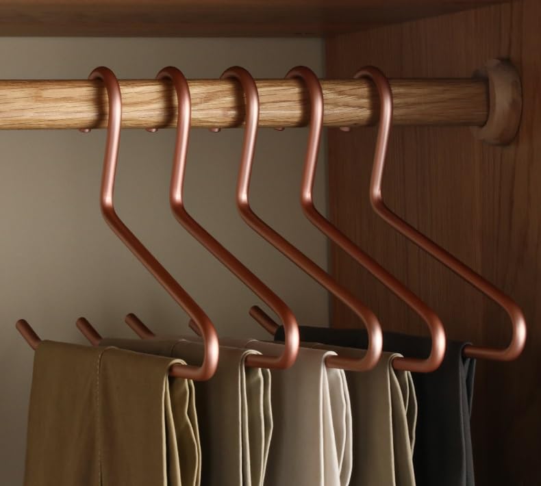 Slim Aluminum Non Slip Space Saving Clothes Hangers