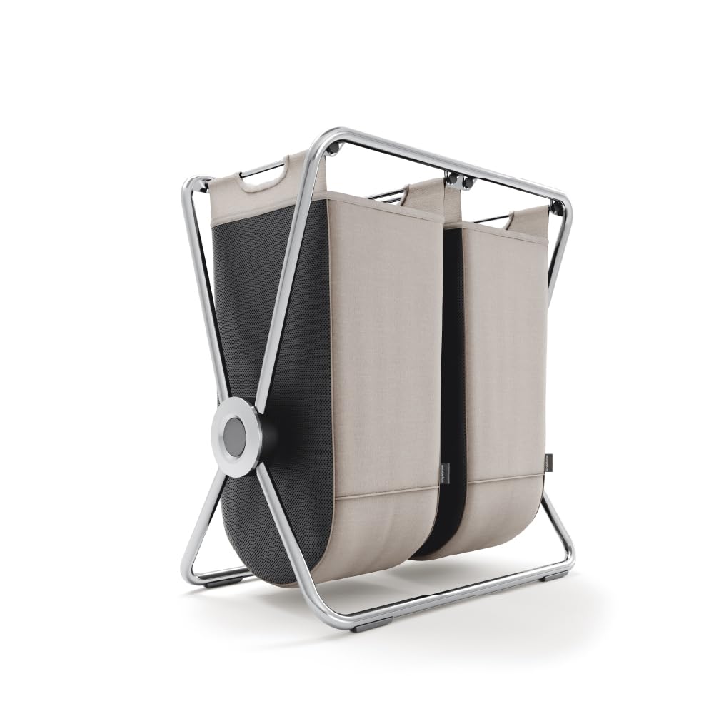 Double X Frame Laundry Hamper with Removable Bags Handles