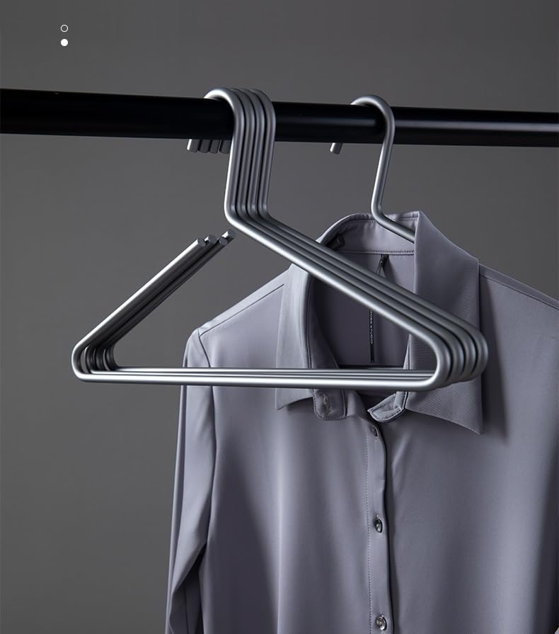 Slim Aluminum Non Slip Space Saving Clothes Hangers