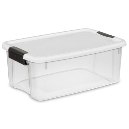 Stackable Clear Latching Storage Box Heavy Duty Organizer
