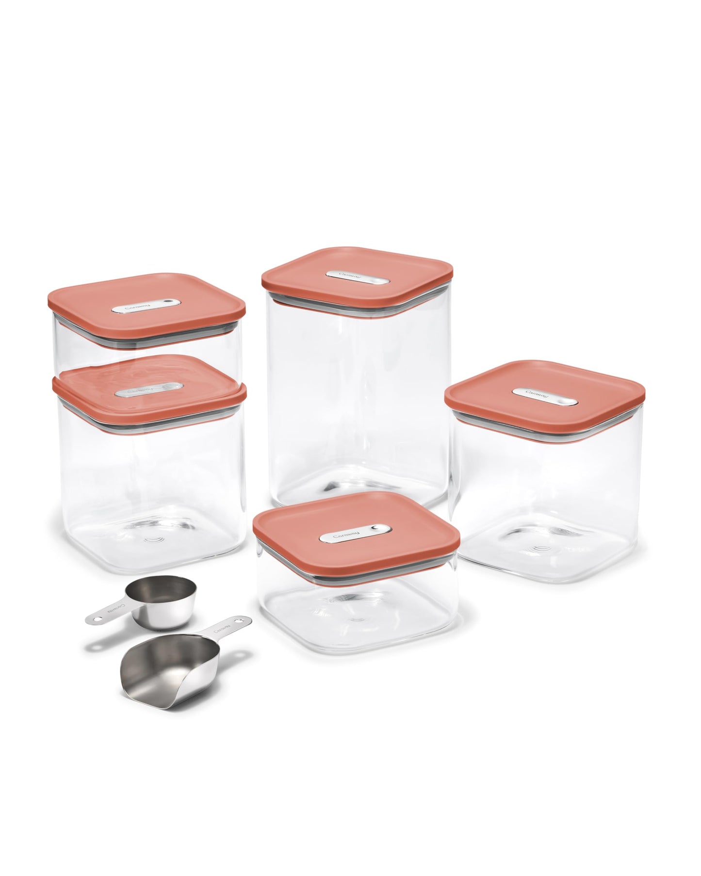 Airtight Glass Food Storage Containers with Stackable Lids