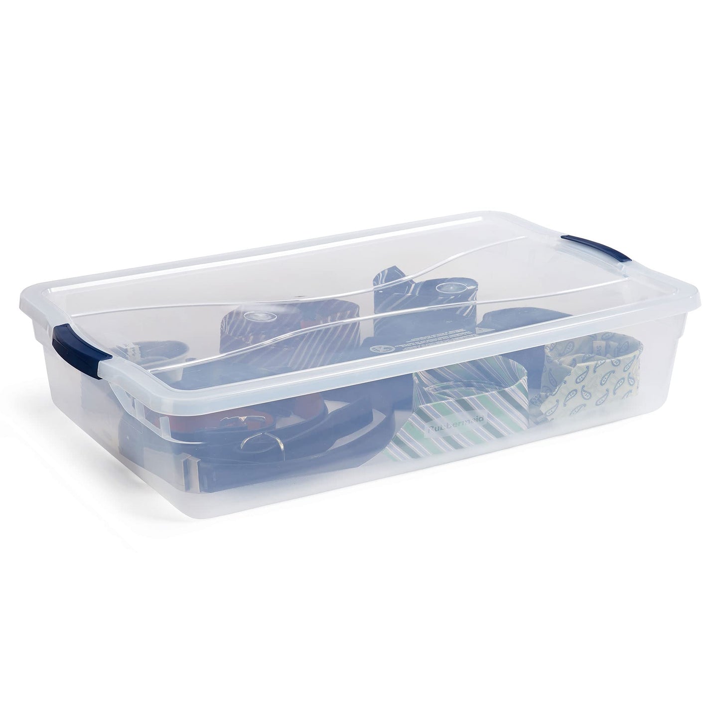 Large Clear Stackable Storage Container with Lid