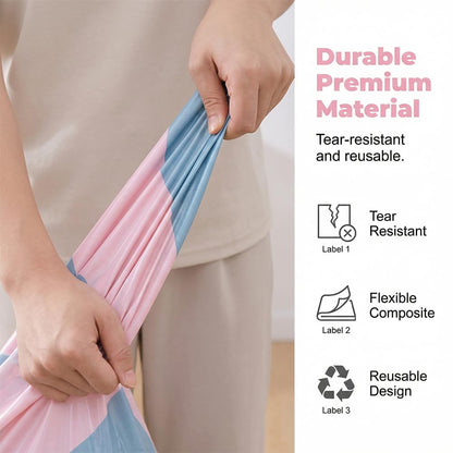 No-Pump Cube Vacuum Storage Bags Clothes Blankets