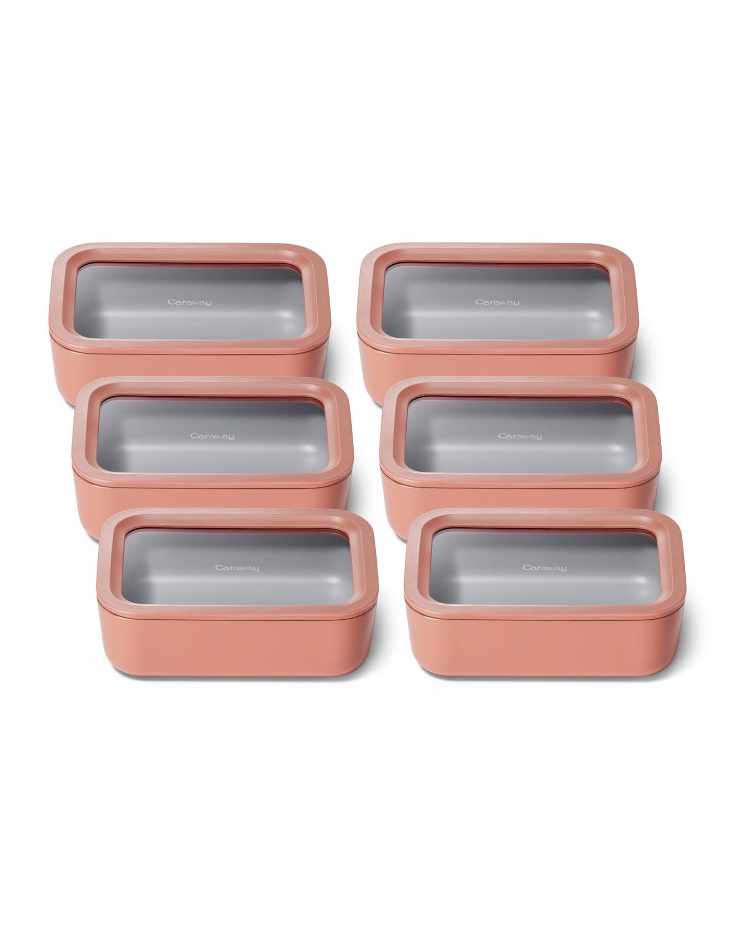 Glass Food Storage Set Ceramic Coated Lids Microwave Safe