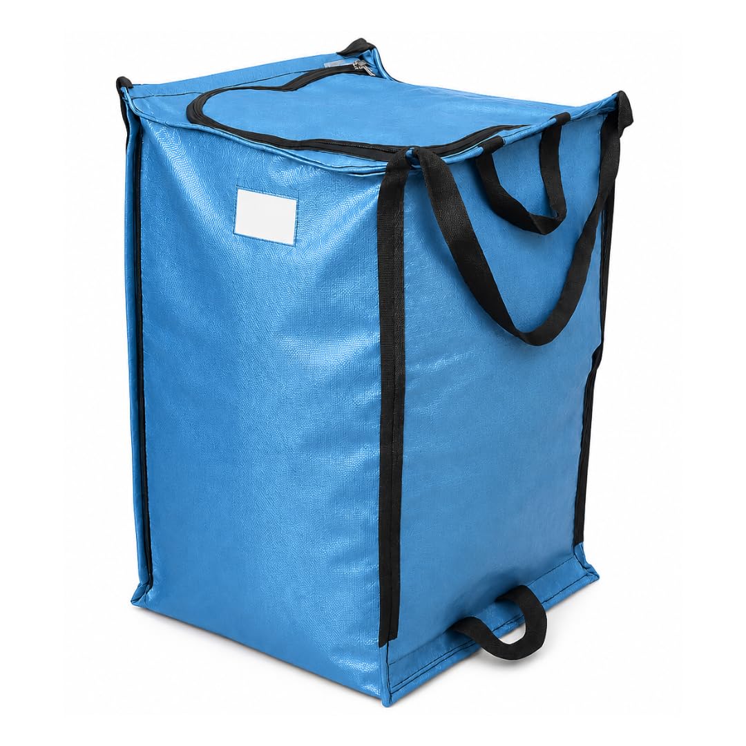 Heavy Duty Storage Bag 22 Gallon Zipper Top Woven Poly