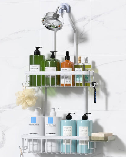 YASONIC Never Rust Hanging Shower Caddy Aluminum Organizer