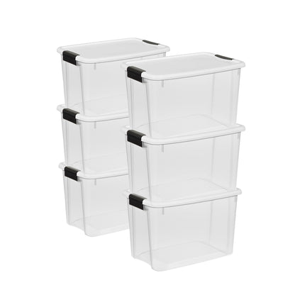 Stackable Clear Latching Storage Box Heavy Duty Organizer