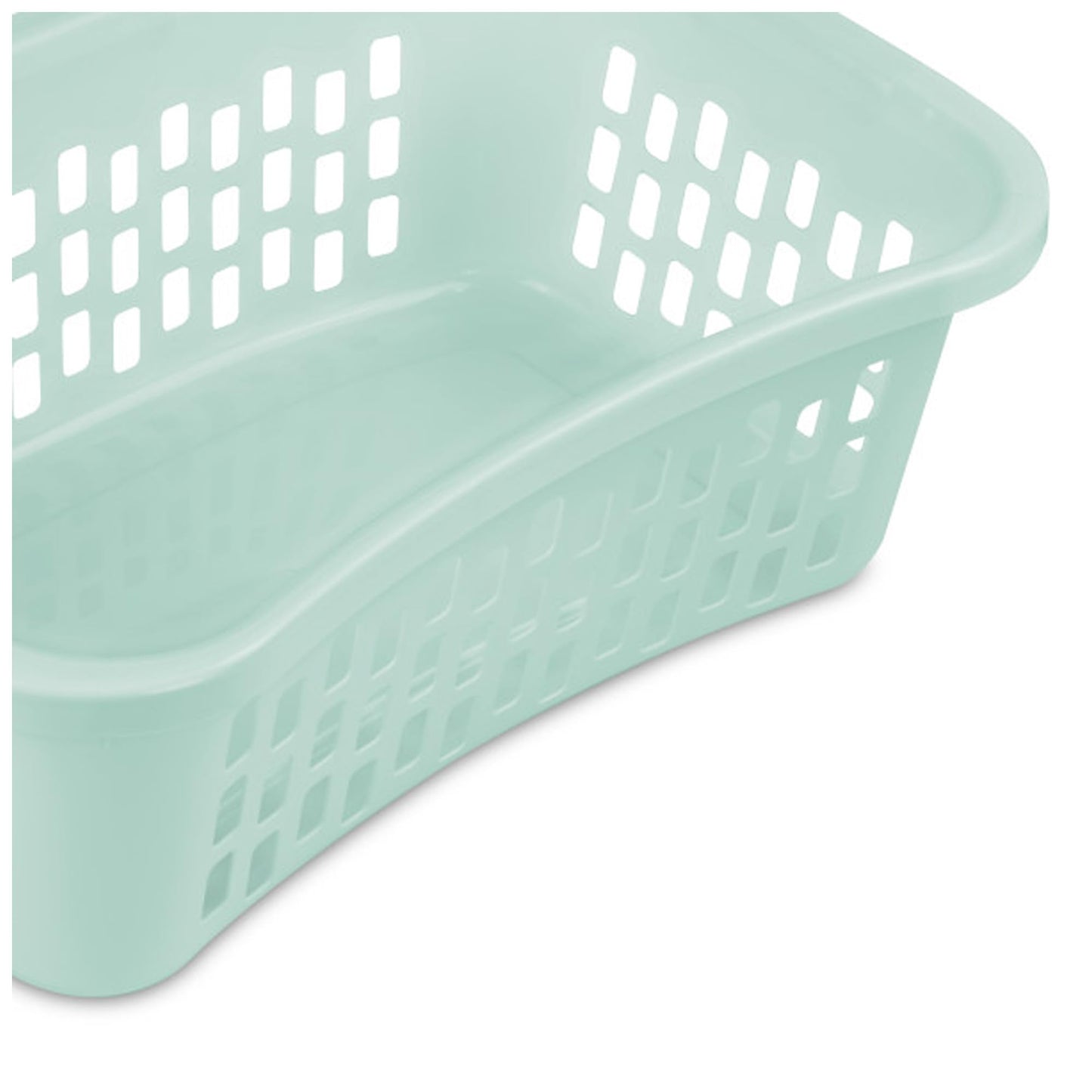 Stackable Plastic Laundry Basket with Handles 1 5 Bushel Capacity