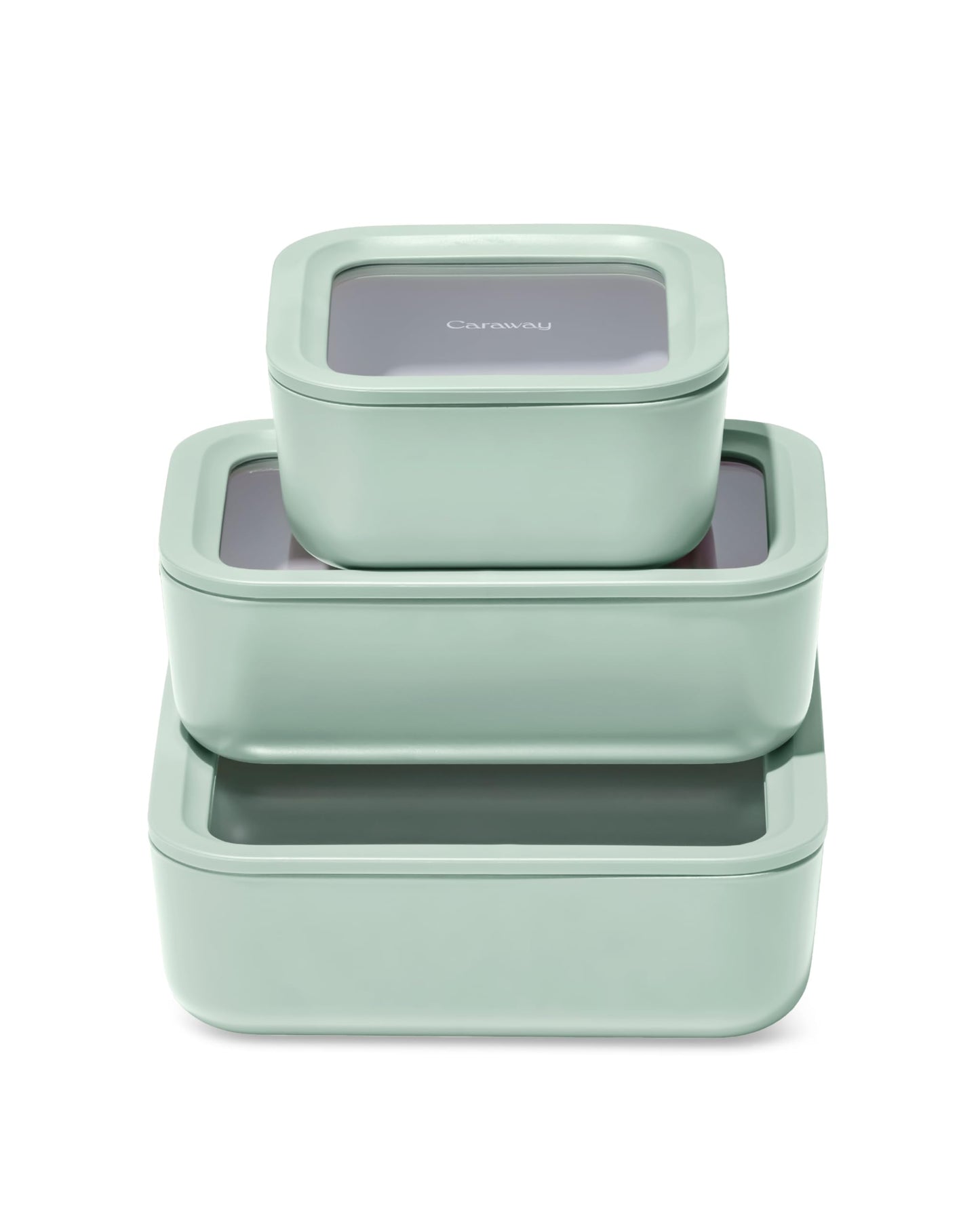 Glass Food Storage Set Ceramic Coated Lids Lunch Box Safe