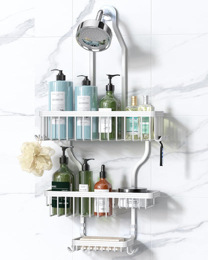 YASONIC Never Rust Hanging Shower Caddy Aluminum Organizer