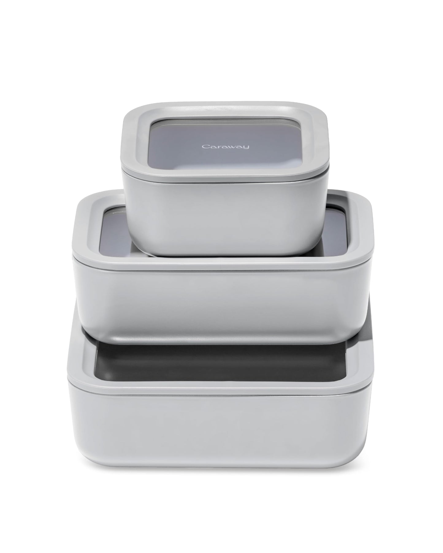Glass Food Storage Set Ceramic Coated Lids Lunch Box Safe