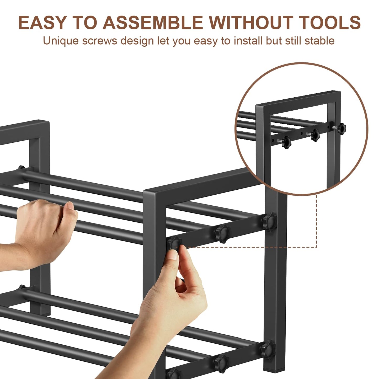 Stackable Shoe Rack Organizer Storage Shelf Rack