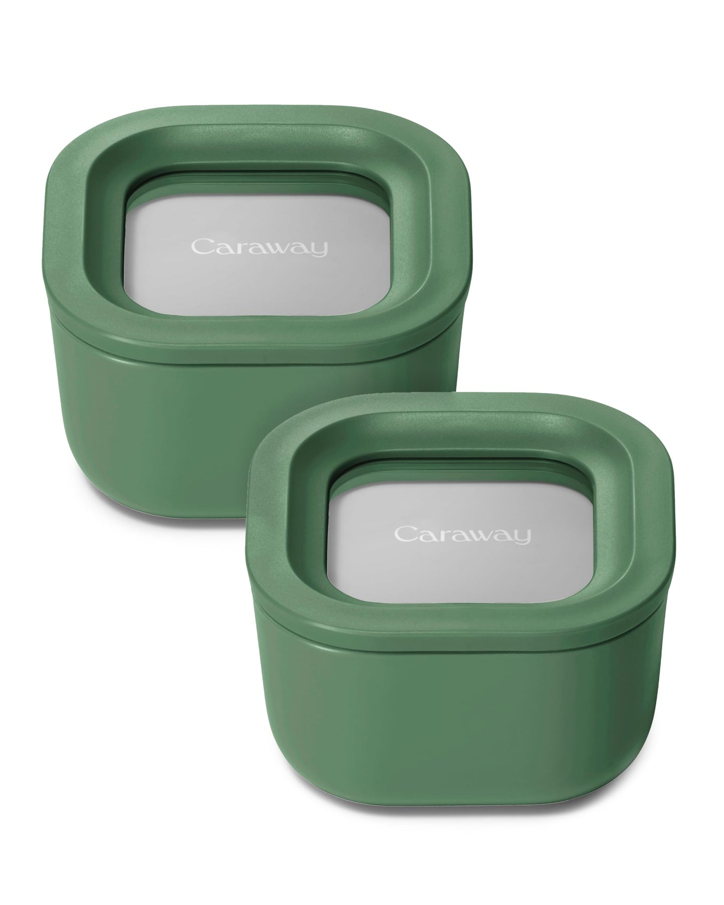 Glass Food Storage Set Ceramic Coated Lids Microwave Safe