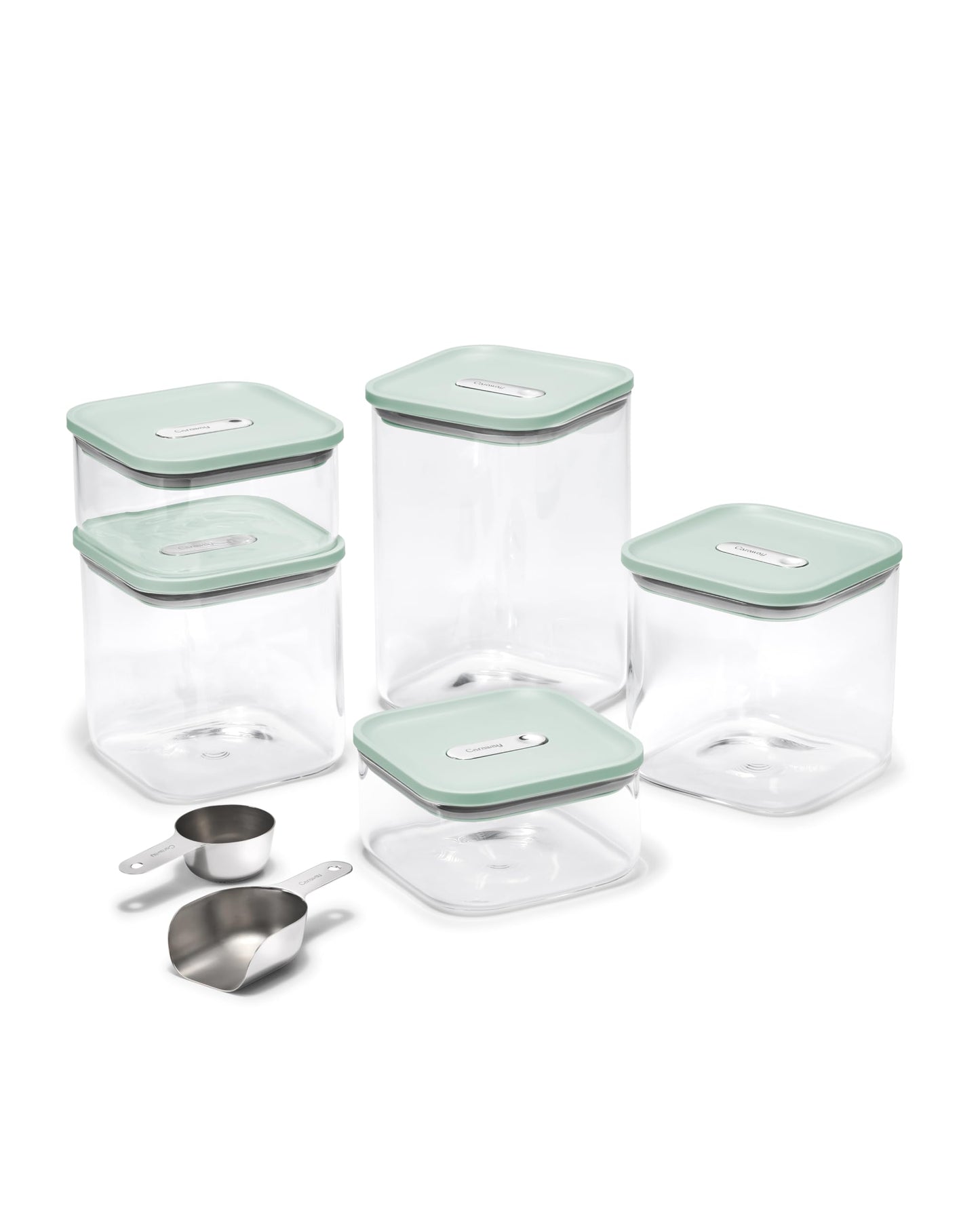 Airtight Glass Food Storage Containers with Stackable Lids