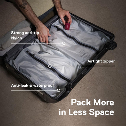 Vacuum Travel Compression Packing Bags with USB-C Pump