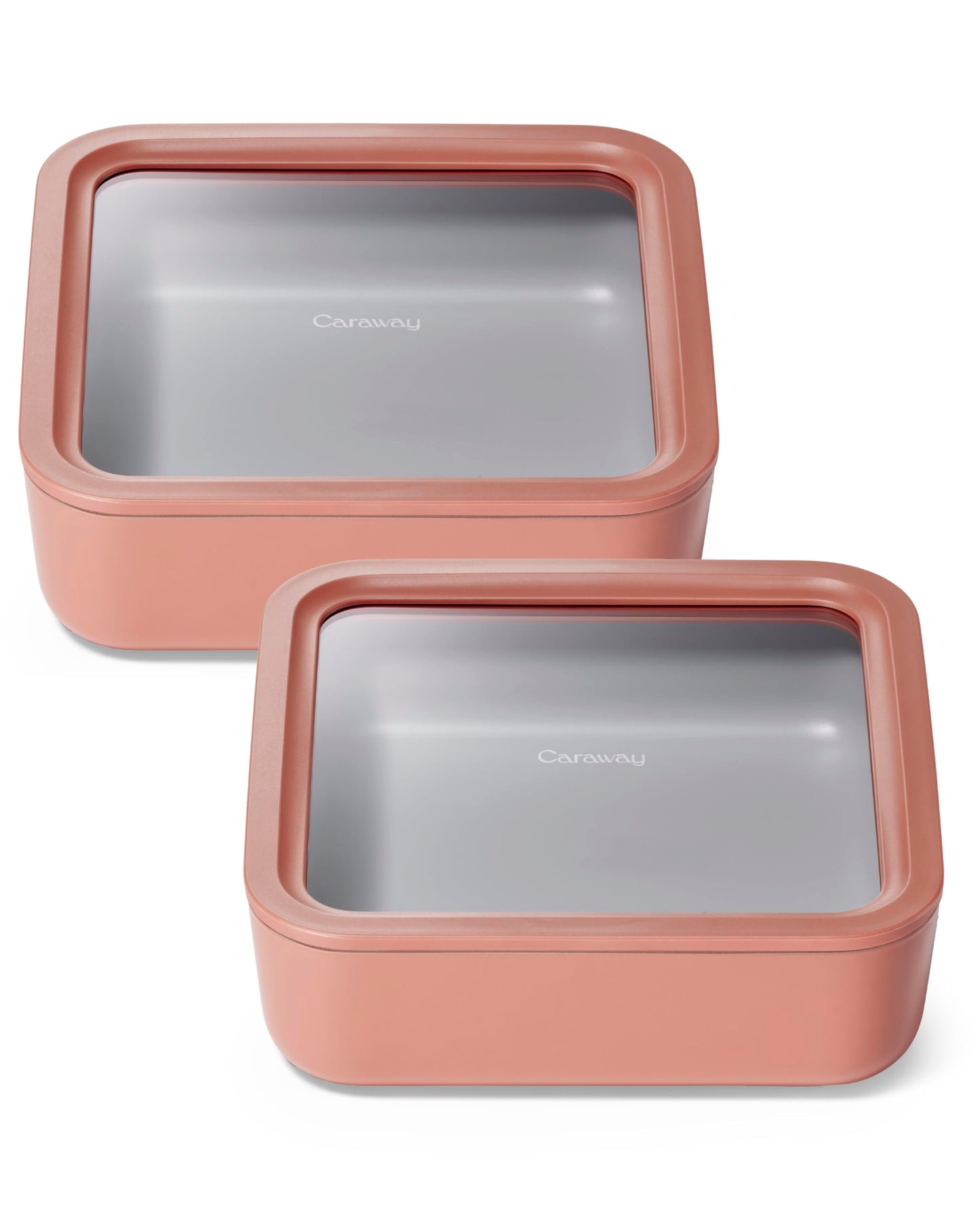 Glass Food Storage Set Ceramic Coated Lids Microwave Safe
