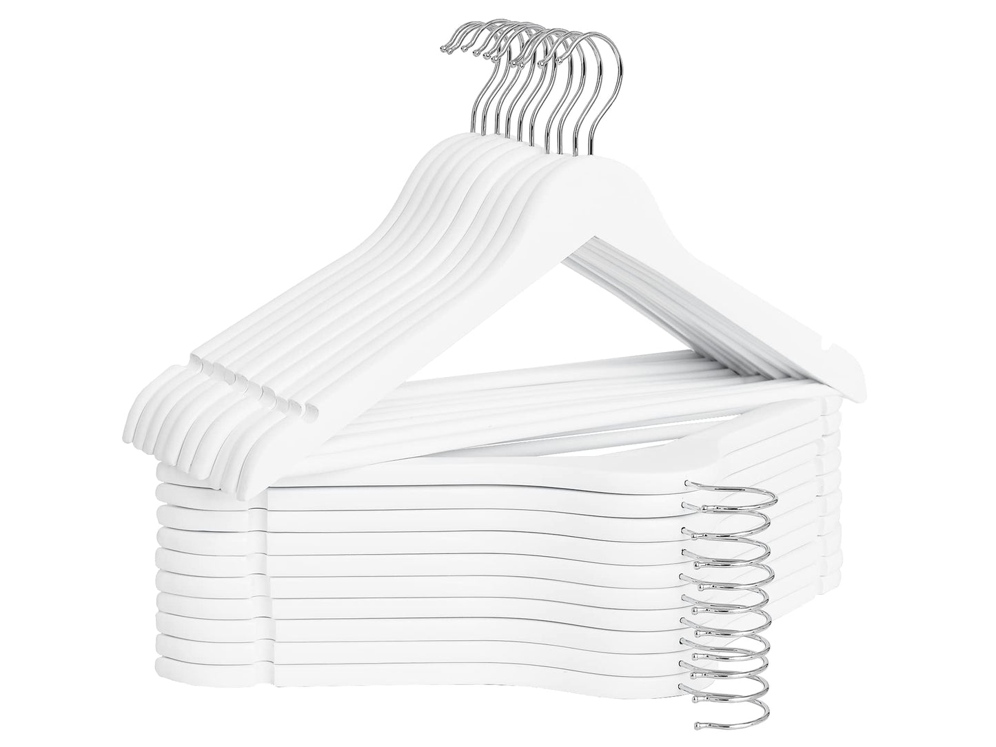 Wooden Coat Clothes Hangers Durable Closet Organizer
