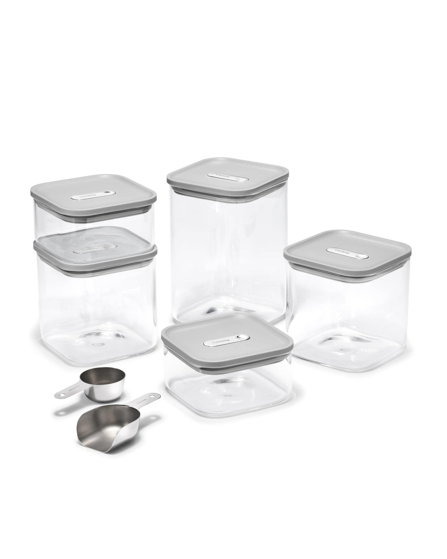 Airtight Glass Food Storage Containers with Stackable Lids