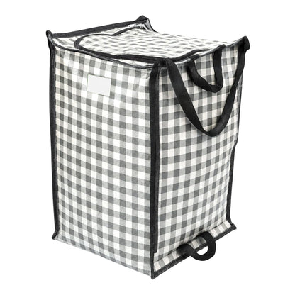 Heavy Duty Storage Bag 22 Gallon Zipper Top Woven Poly