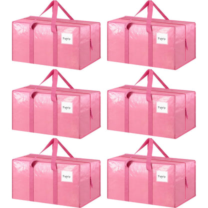 Heavy Duty Moving Storage Bags with Zipper Handles