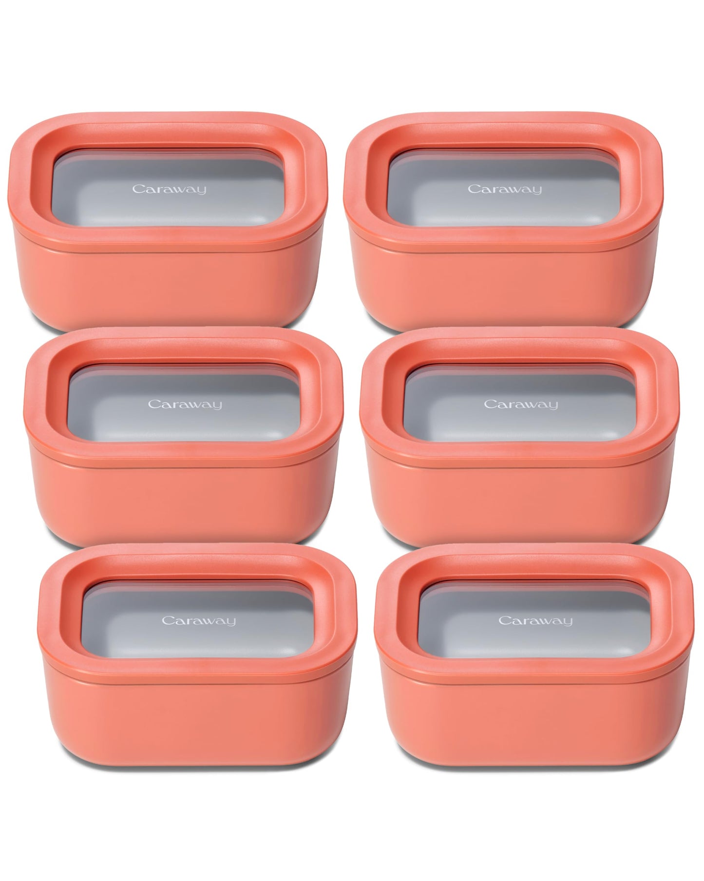 Glass Food Storage Set Ceramic Coated Lids Microwave Safe