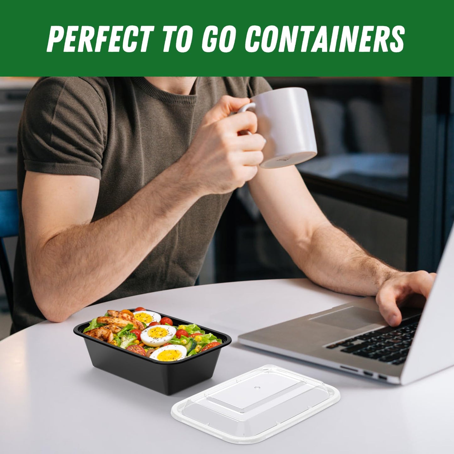 Meal Prep Containers with Lids Multi Size 24–38 oz
