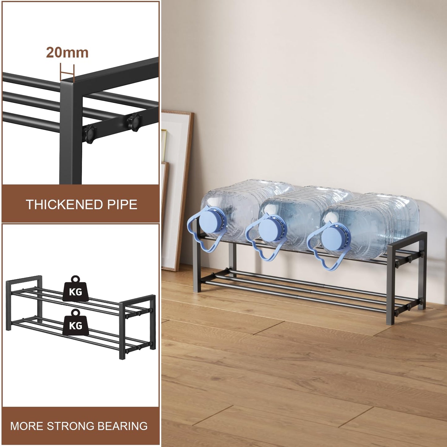 Stackable Shoe Rack Organizer Storage Shelf Rack