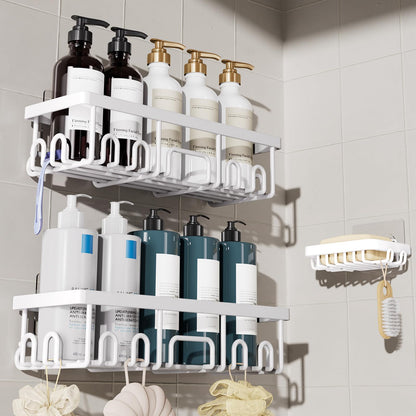 Stackable Shower Caddy Bathroom Organizer No Drill