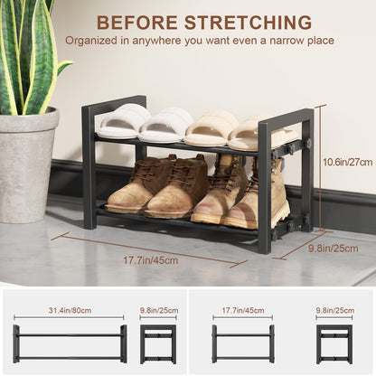 Stackable Shoe Rack Organizer Storage Shelf Rack