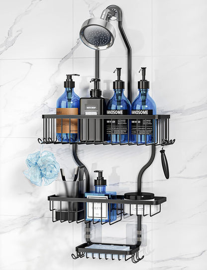 YASONIC Never Rust Hanging Shower Caddy Aluminum Organizer