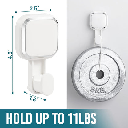 Suction Cup Shower Caddy 2 Pack No Drill Bathroom Organizer