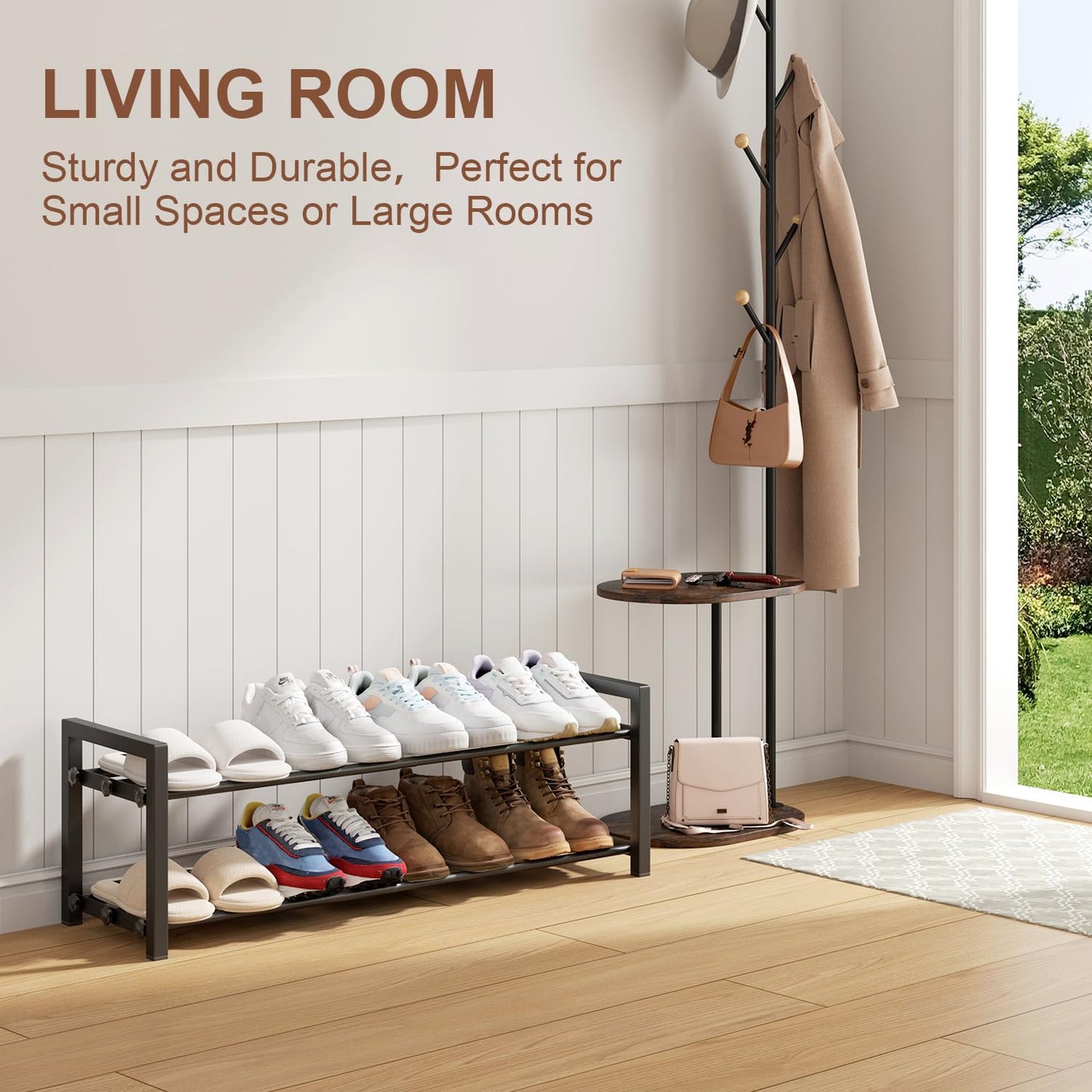 Stackable Shoe Rack Organizer Storage Shelf Rack