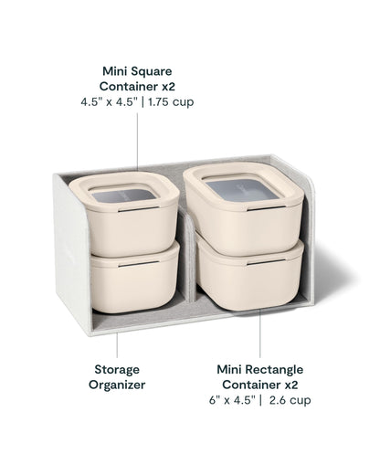 Glass Food Storage Set Ceramic Coated Lids Lunch Box Safe