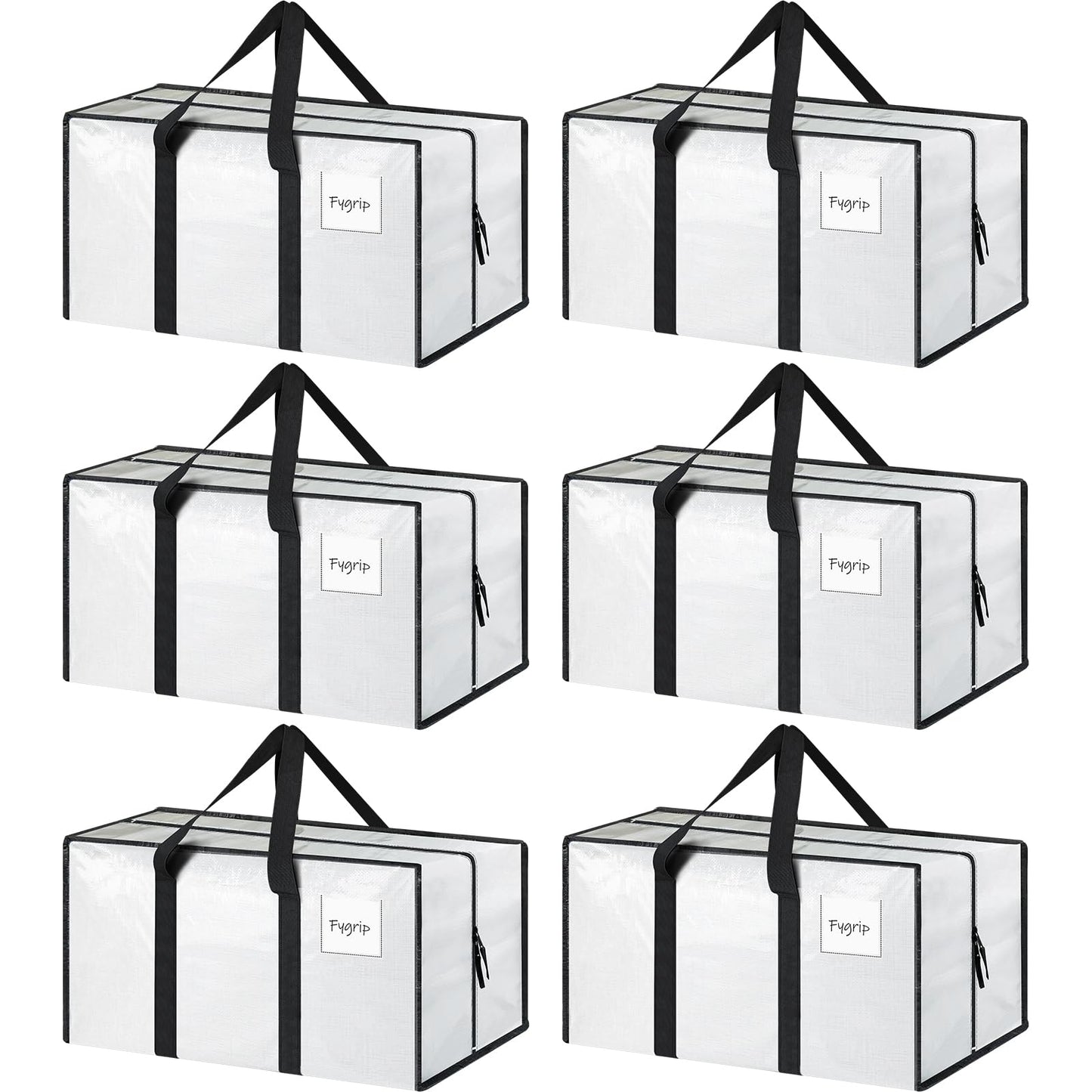 Heavy Duty Moving Storage Bags with Zipper Handles