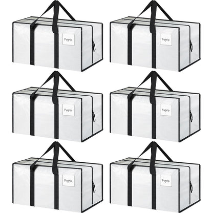 Heavy Duty Moving Storage Bags with Zipper Handles