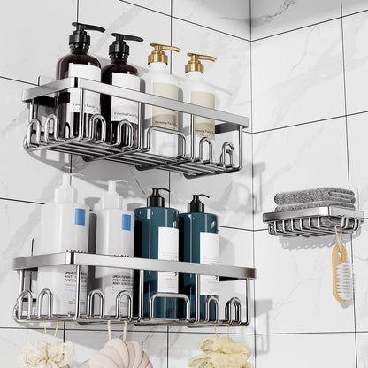 Stackable Shower Caddy Bathroom Organizer No Drill