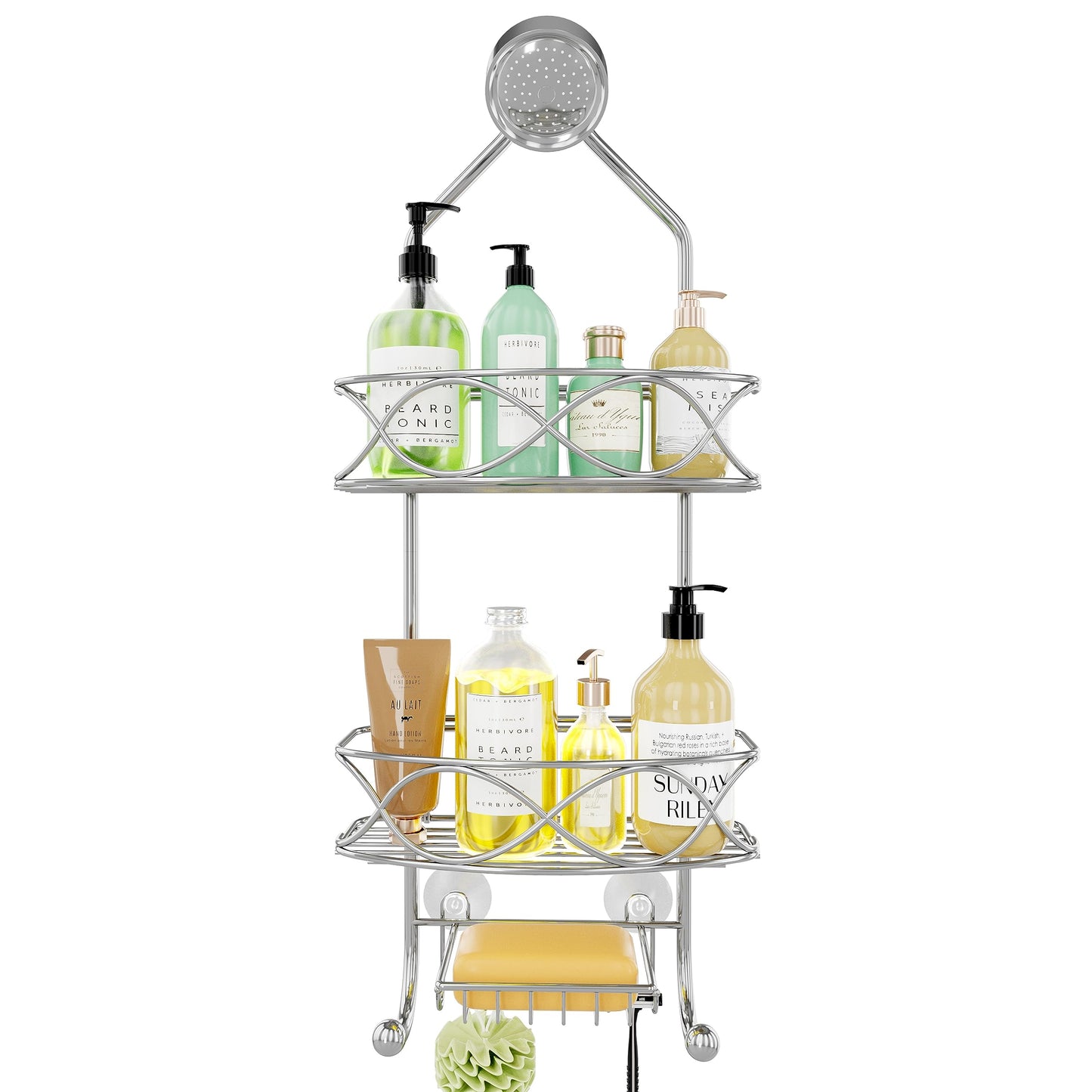 Shower Caddy Over Head Metal Rust Proof Organizer