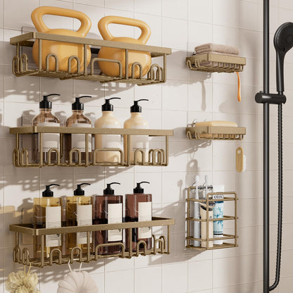 Stackable Shower Caddy Bathroom Organizer No Drill