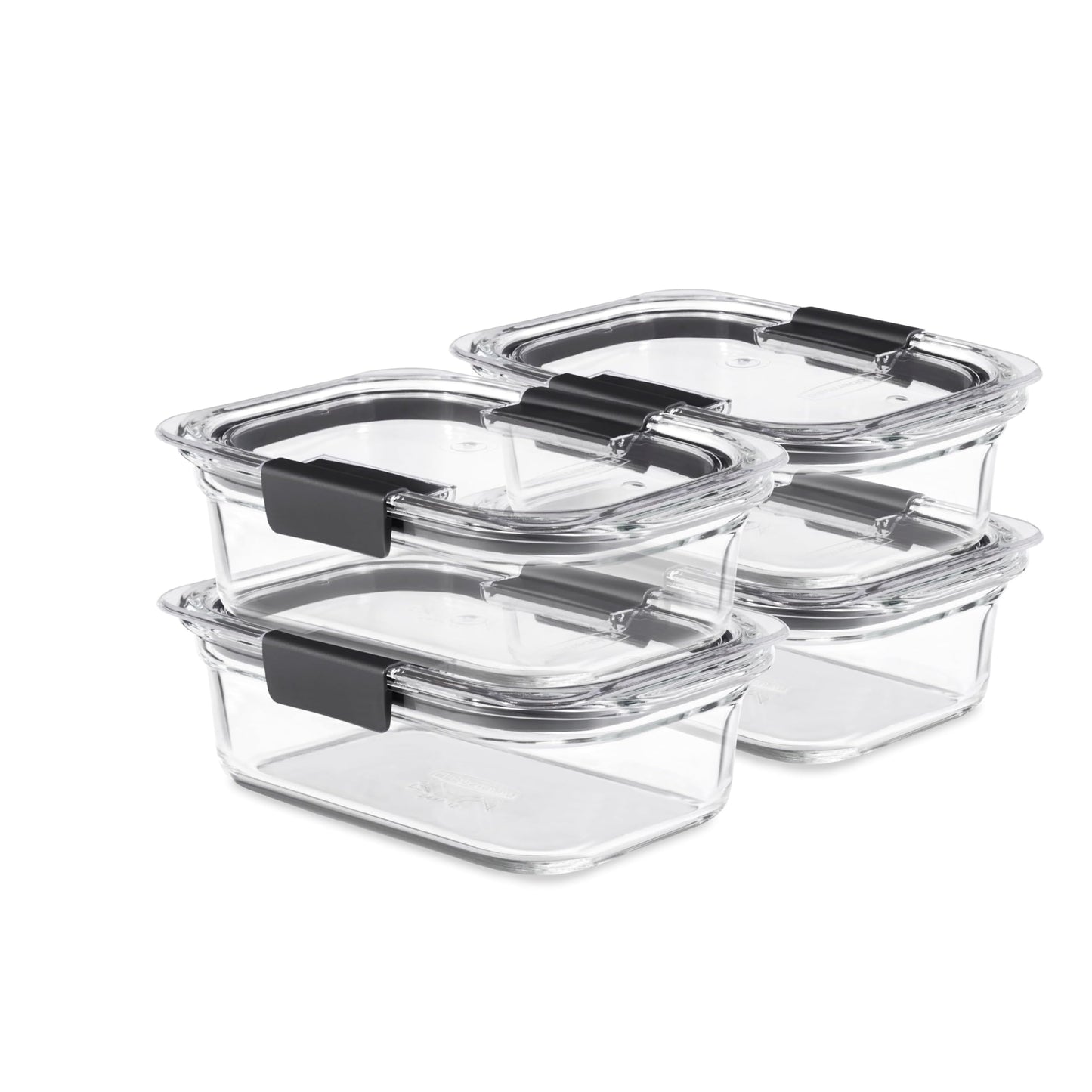 Glass Food Storage Containers Set Assorted Sizes Leak Proof Clear