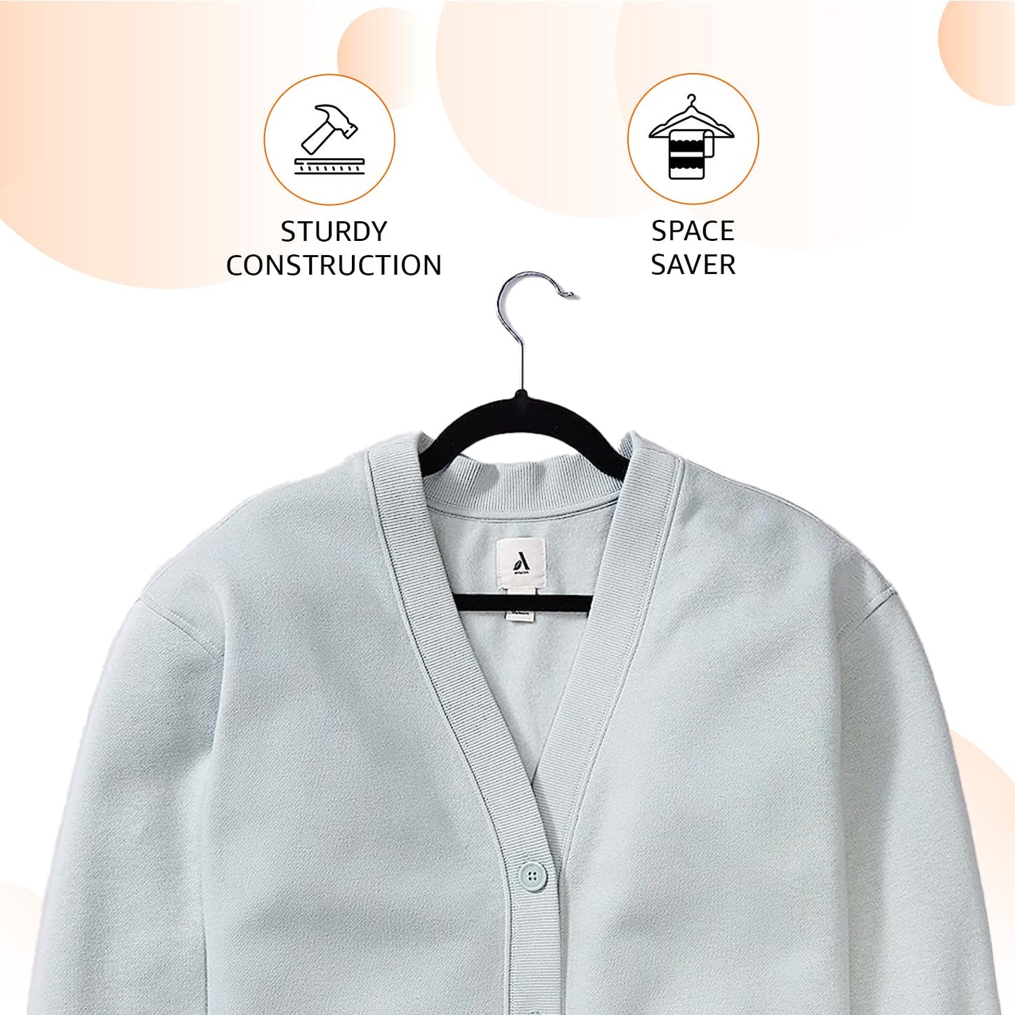 Slim Velvet Non Slip Suit Clothes Hangers