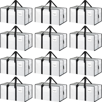 Heavy Duty Moving Storage Bags with Zipper Handles