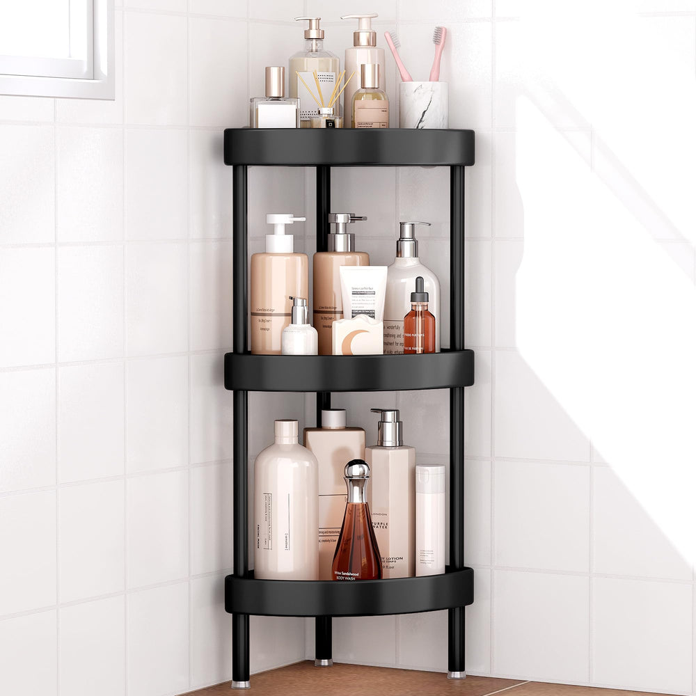 Corner Shower Caddy Adjustable Rustproof Aluminum Organizer