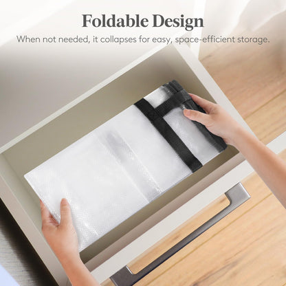 Clear Blanket Storage Bag Foldable Zipper Organizer