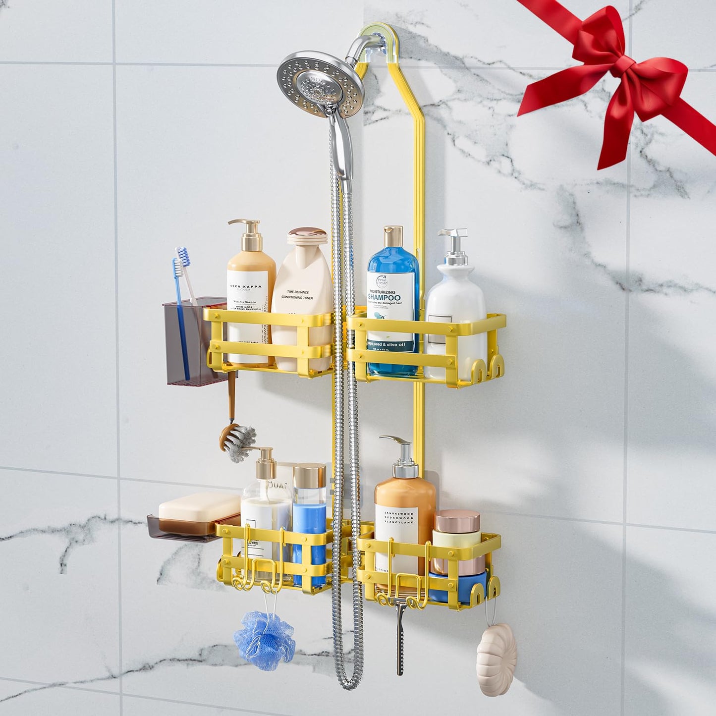 Shower Caddy Over Head Metal Rust Proof Organizer