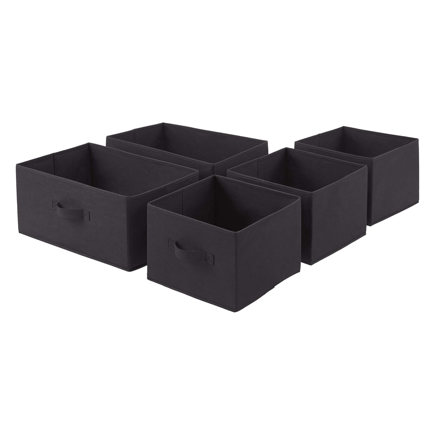 Extra Wide Fabric 5-Drawer Storage Organizer Unit