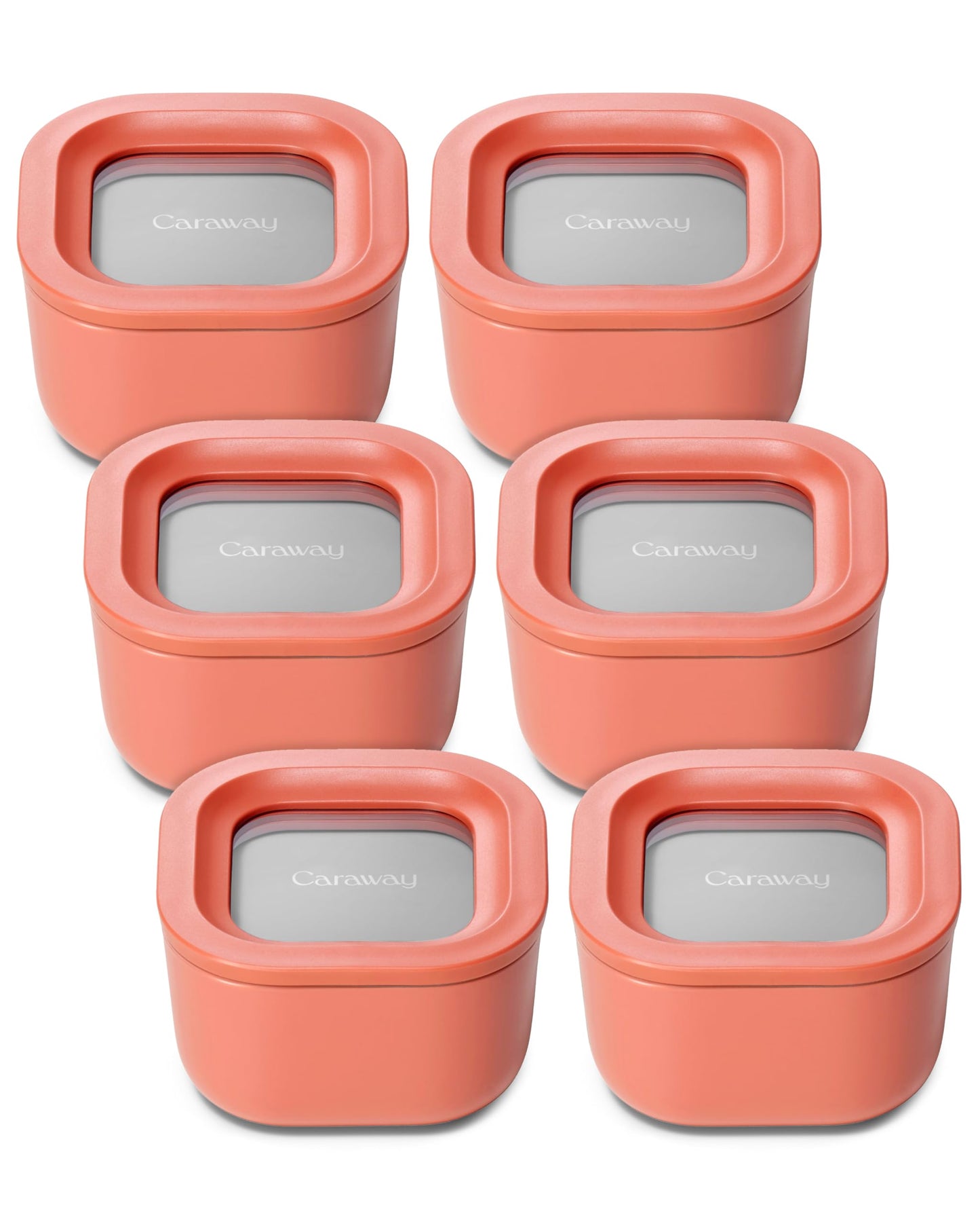Glass Food Storage Set Ceramic Coated Lids Microwave Safe